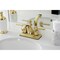 Kingston Brass KB4642DL 4-Inch Centerset Bathroom Faucet with Retail Pop-Up, Polished Brass KB4642DL - alternate 2